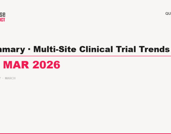 Clinical Trial Report India Q1 2026